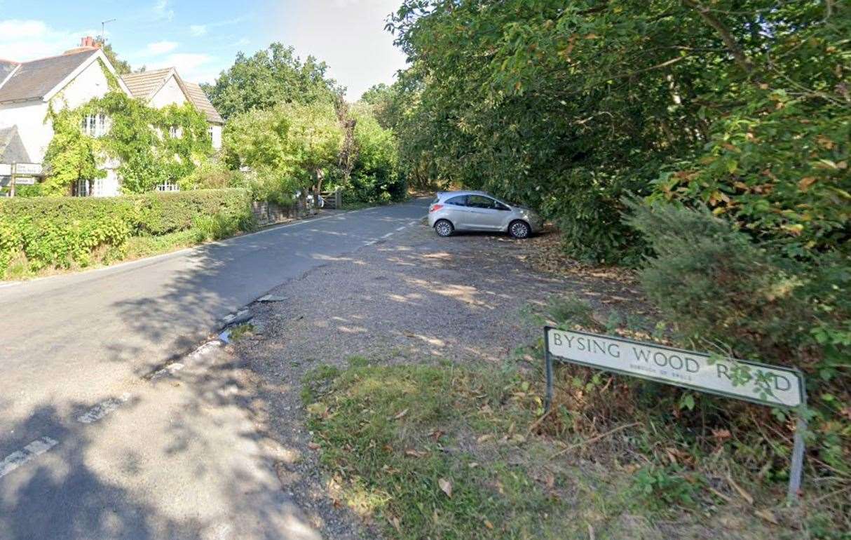 Incident involving tractor and mobility scooter in Bysing Wood Road, Faversham