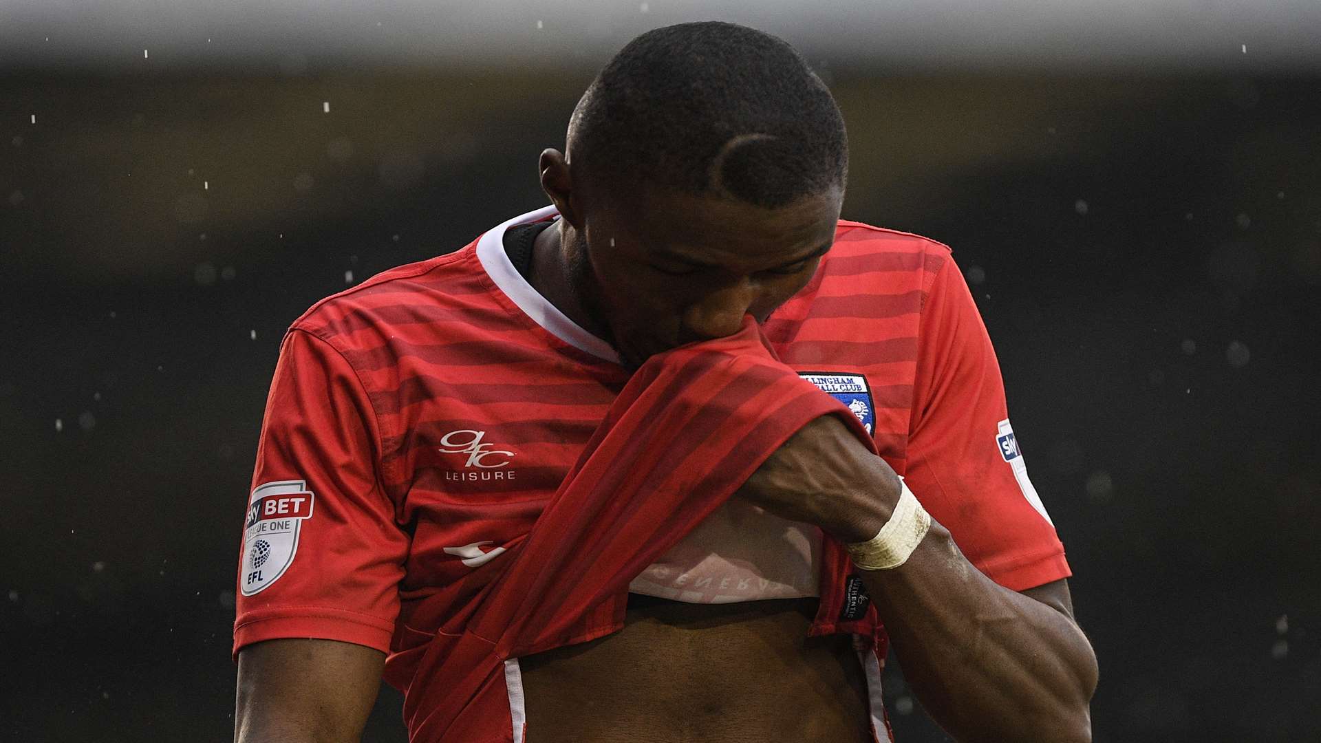 Emmanuel Osadebe had left Gillingham Picture: Ady Kerry