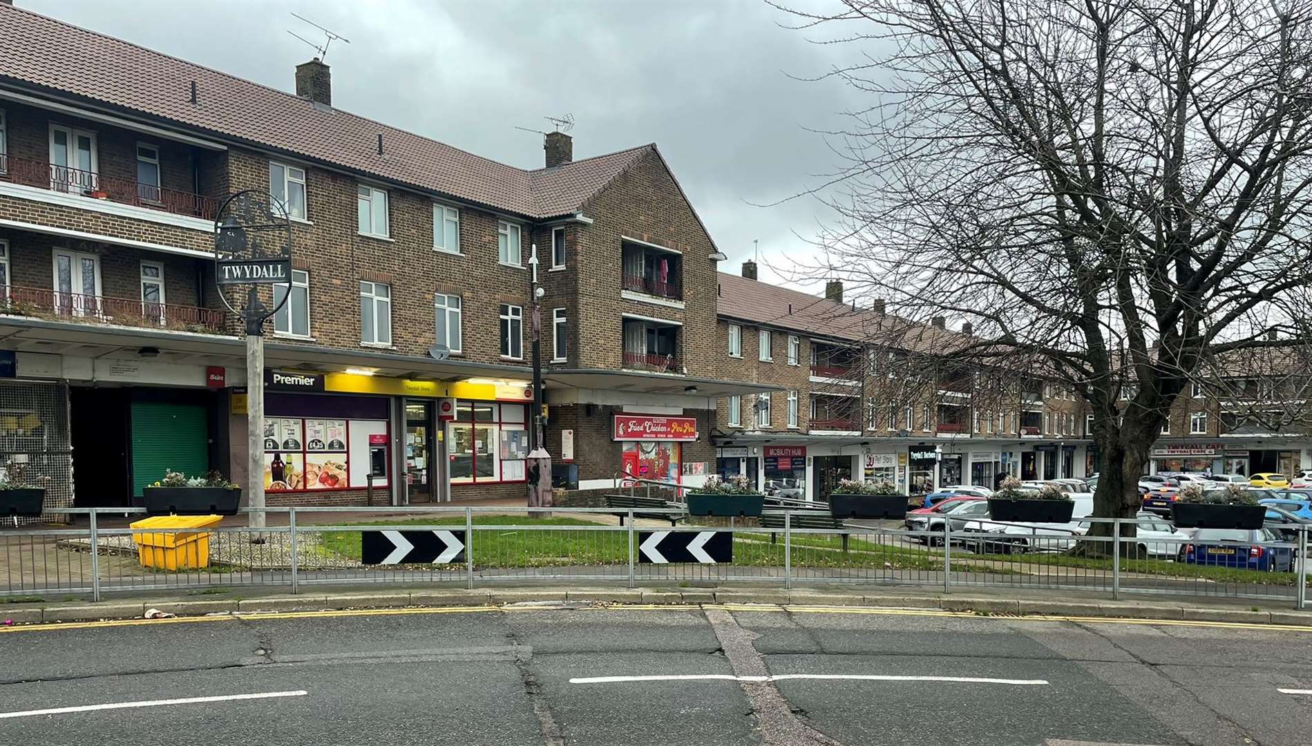 The shop parade of Twydall Green, near Waltham Road. Picture: Joe Crossley