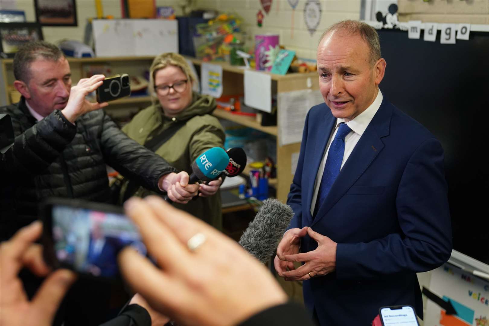 Tanaiste and Fianna Fail leader Micheal Martin (Jacob King/PA)