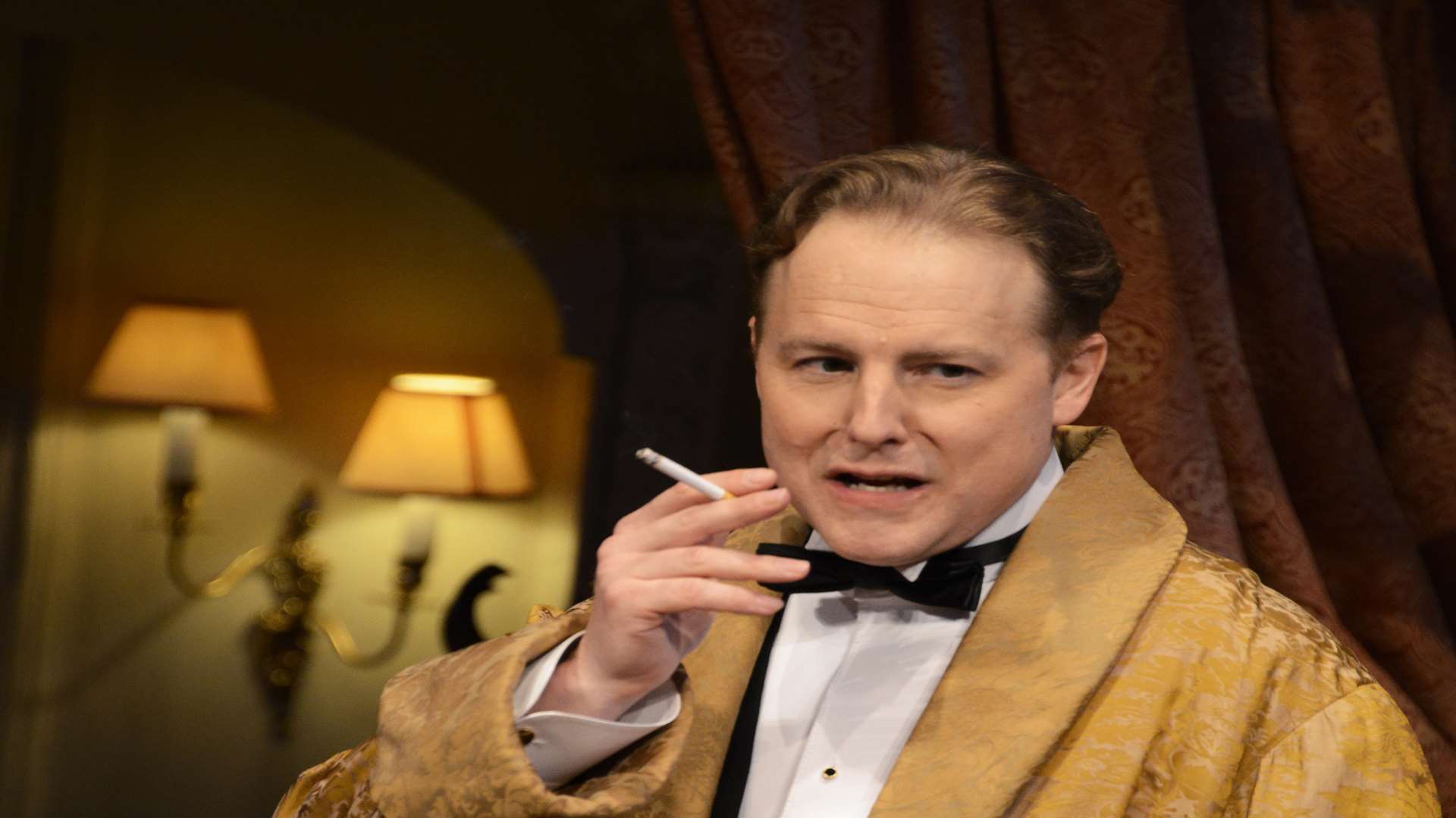 Samuel West in Present Laughter. Picture: Nobby CLark