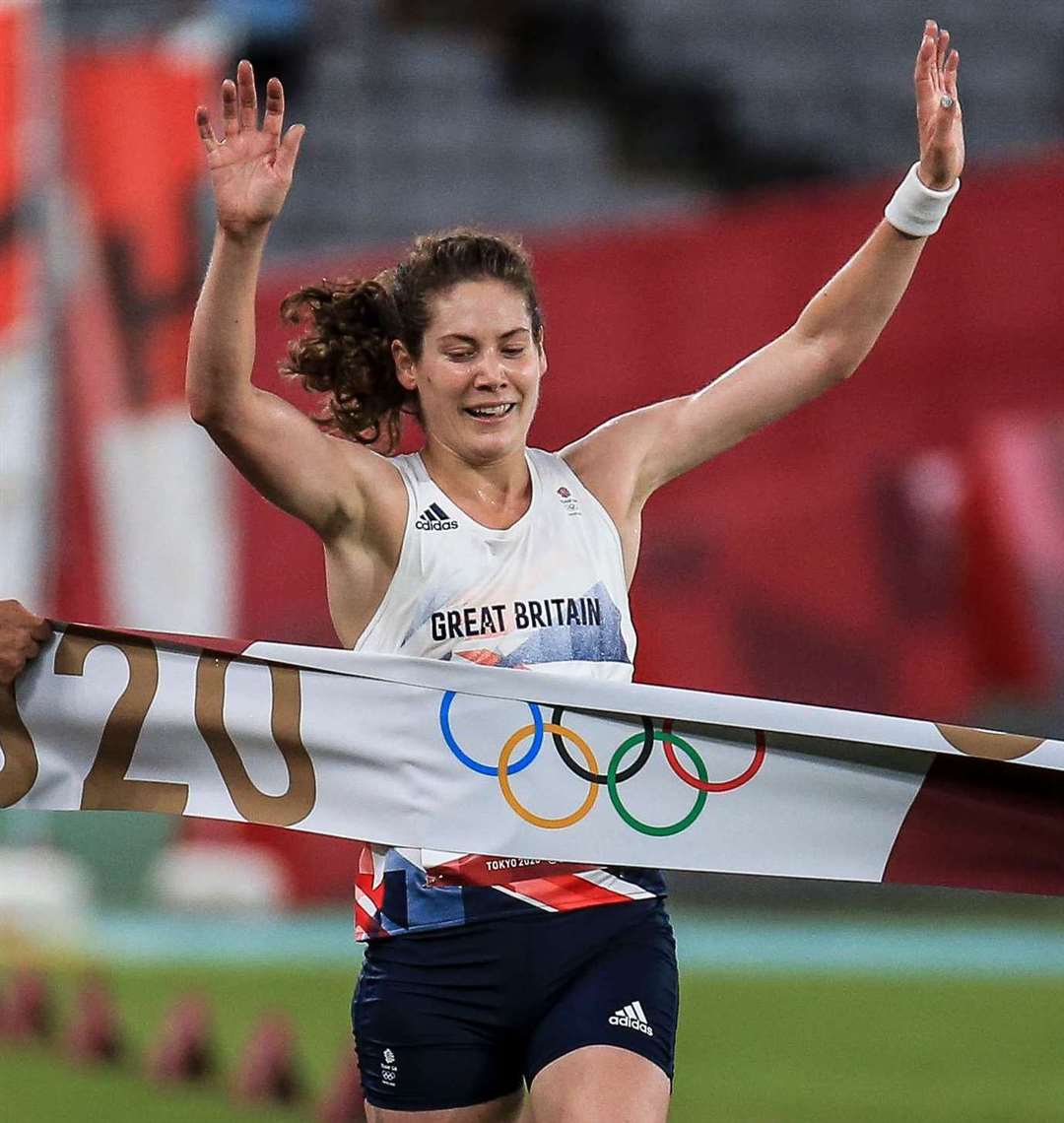 Meopham's Kate French won gold in the pentathlon at Tokyo three years ago. Picture: UPIM Media