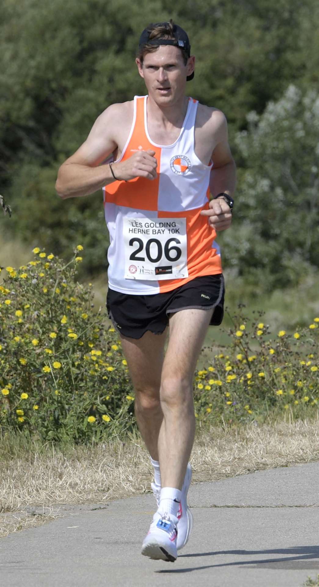 Darren Scrivens of South Kent Harriers was seventh. Picture: Barry Goodwin (58030765)