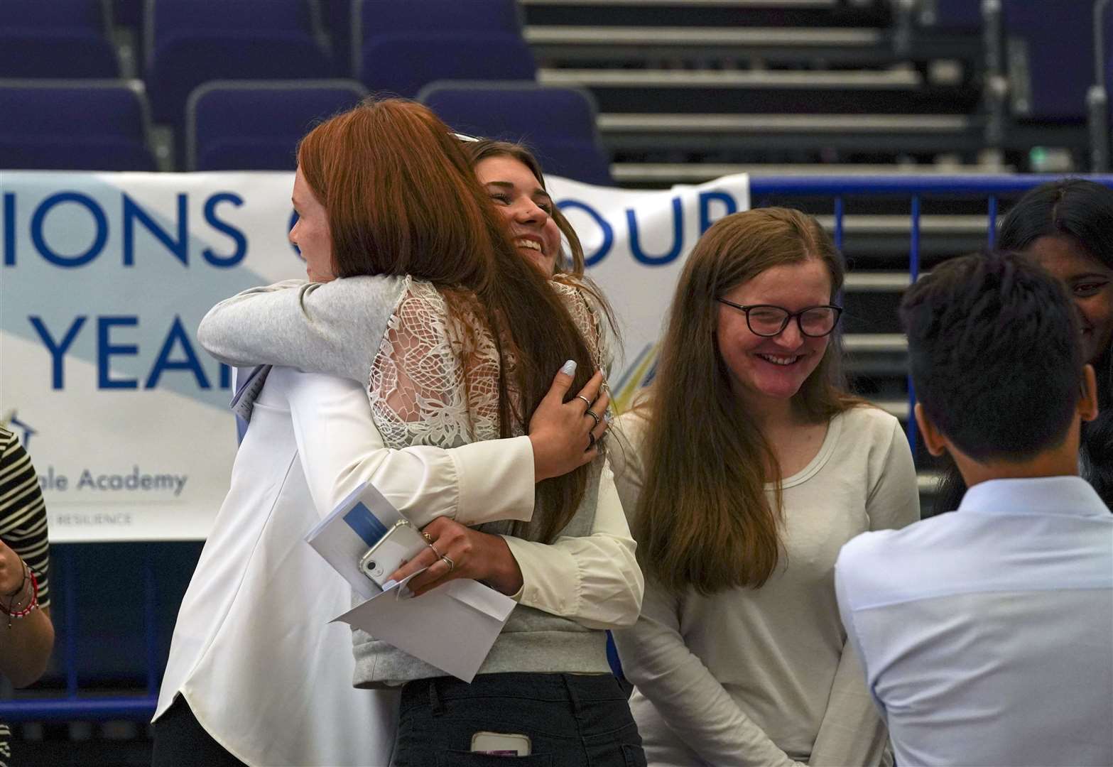 Students have been given results determined by their teachers (Steve Parsons/PA)