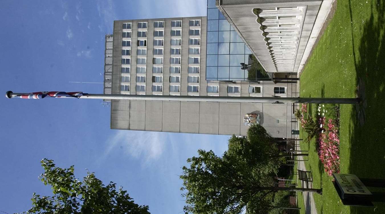 Shepway District Council offices at the Civic Centre, Folkestone