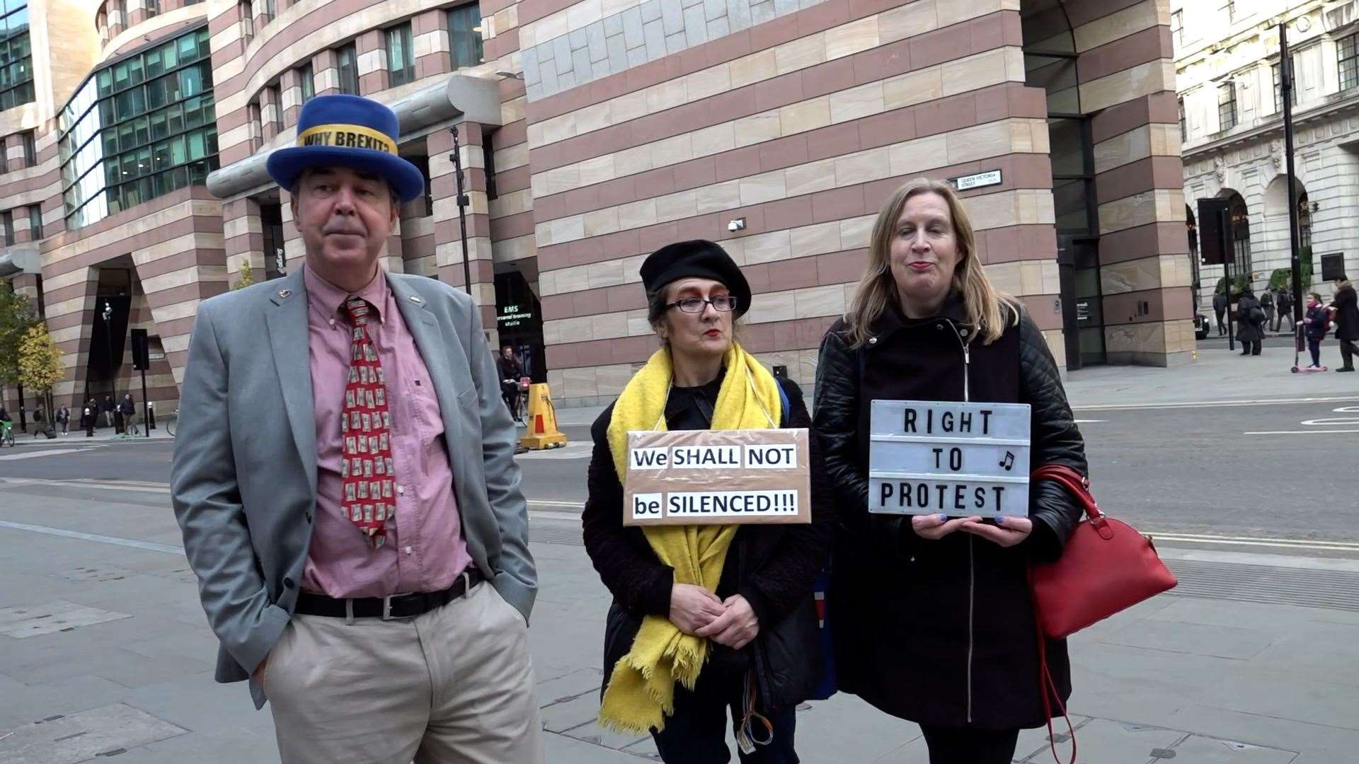 Steve Bray arriving at City of London Magistrates’ Court (Ben Baker/PA)