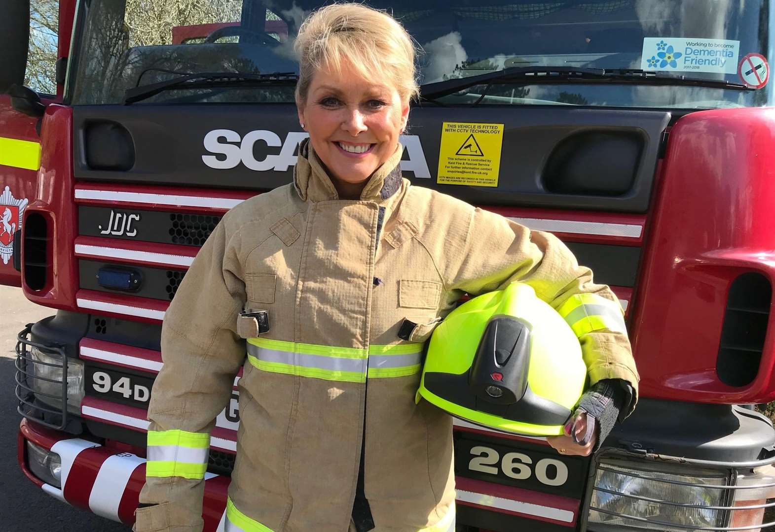 Medway firefighter puts the FIZZ into fire engine karaoke special with ...