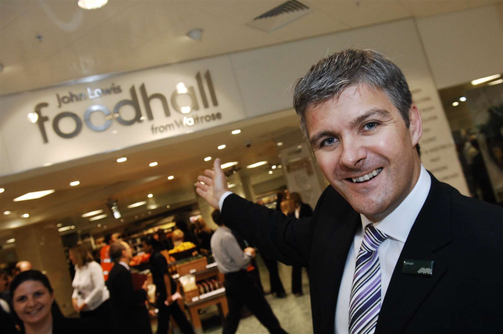 John Lewis Bluewater opening of the £22 million food hall in 2009