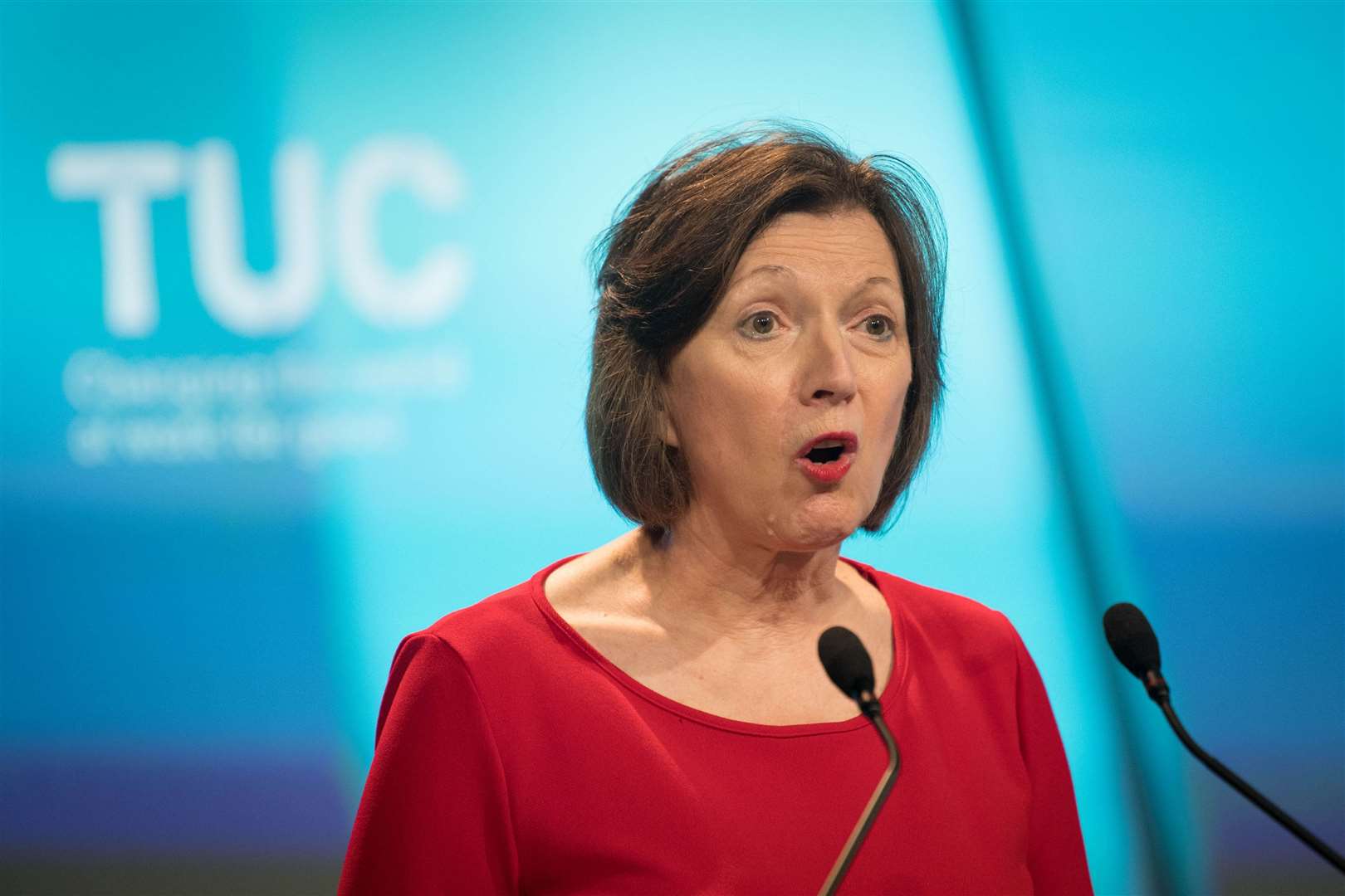 General secretary of TUC Frances O’Grady (Stefan Rousseau/PA)