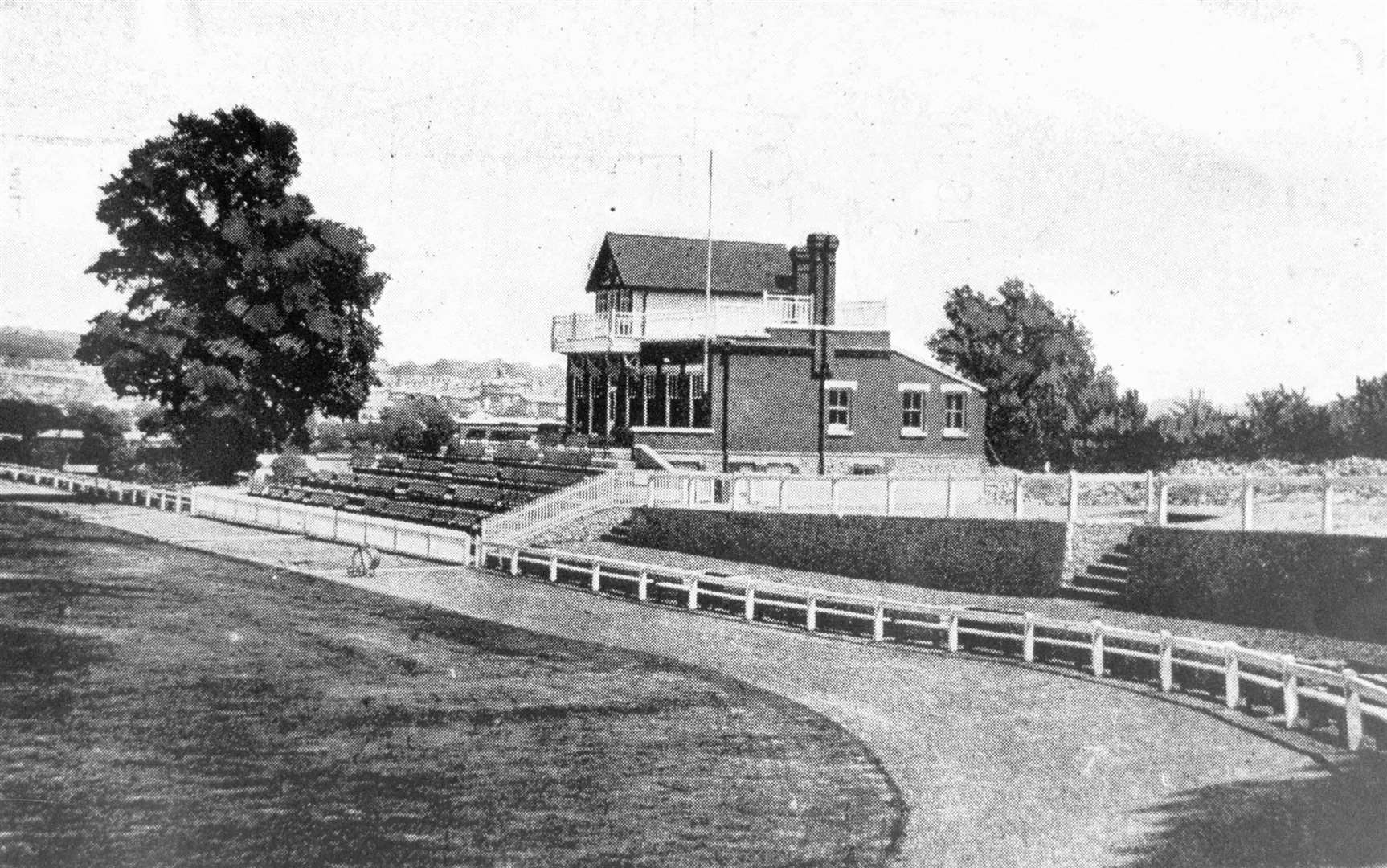 The Athletic Ground in London Road, home of Maidstone United for 90 years, before it was sold for development in the 1980s