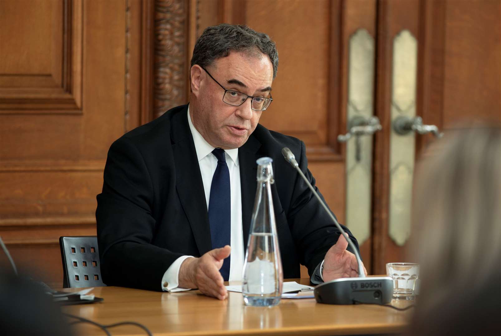 Andrew Bailey is four years through his eight-year term as governor. Picture: Bank of England