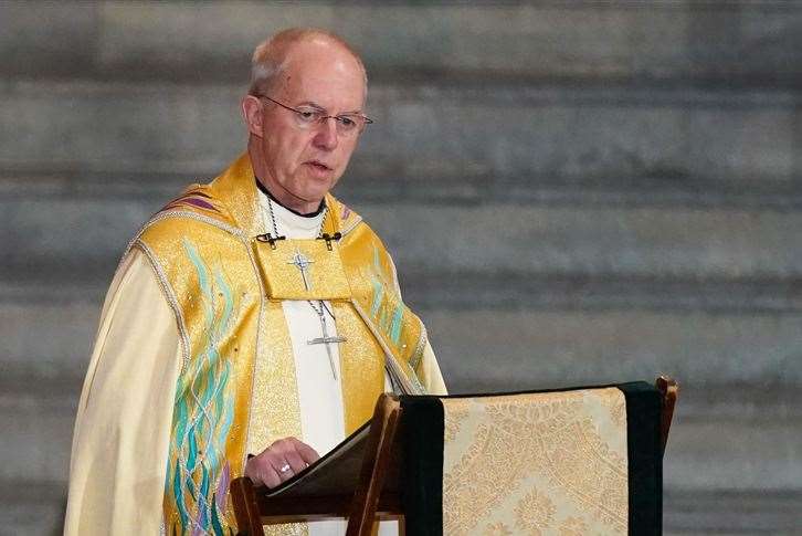 The Archbishop of Canterbury, Justin Welby. Picture: Andrew Matthews/PA