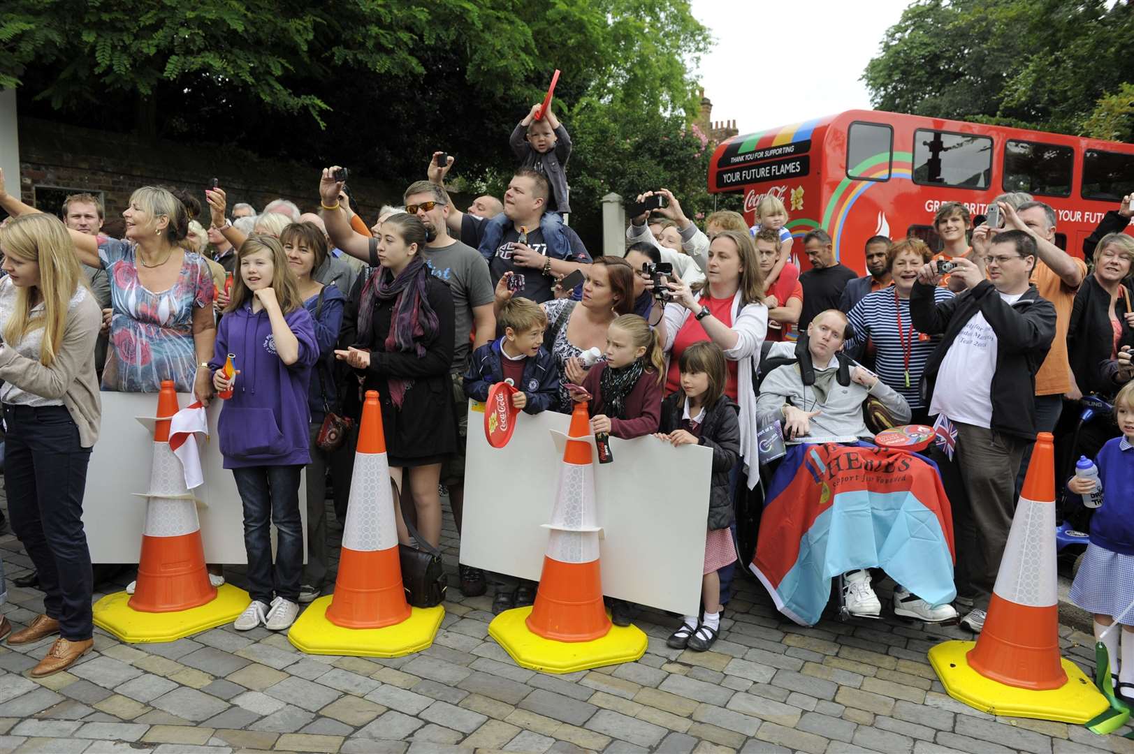 Crowds in Boley Hill, Rochester