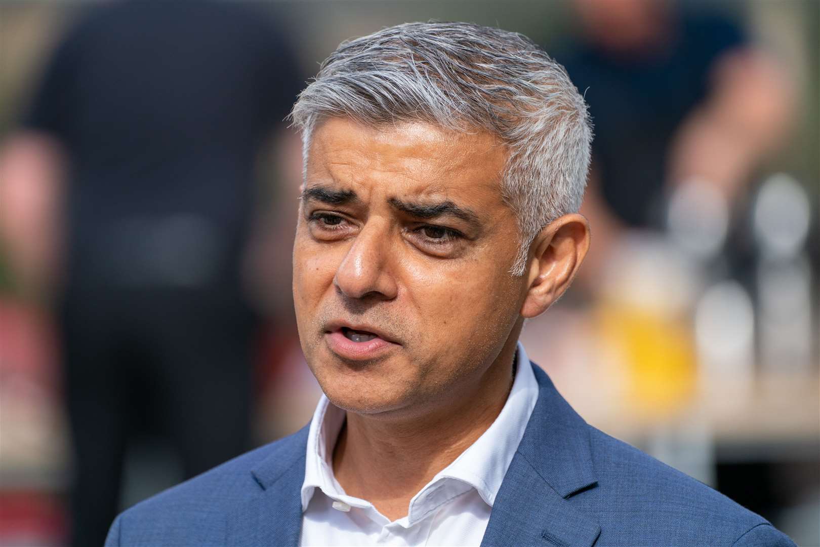 London Mayor Sadiq Khan said the actions of the protesters were ‘just wrong’ (Dominic Lipinski/PA)