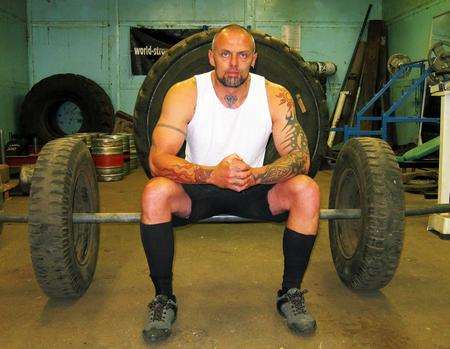 Paul Wood, strongman entering the UK contest.