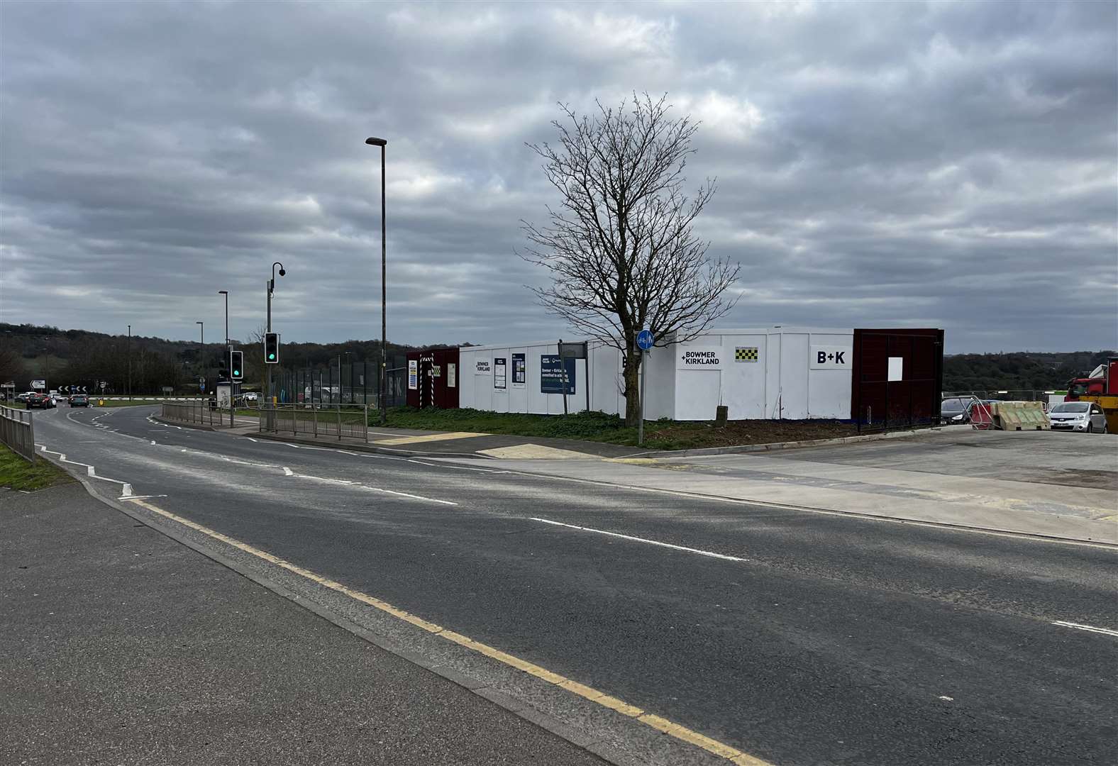 The entrance will be built close to the roundabout on Frindsbury Hill in Strood