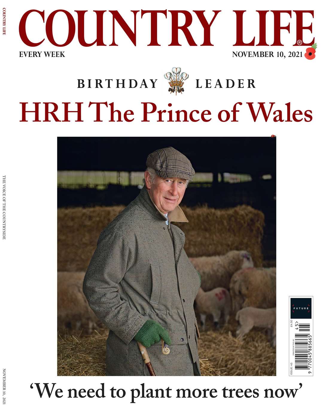 The Prince of Wales on the cover of Country Life (Country Life/PA)