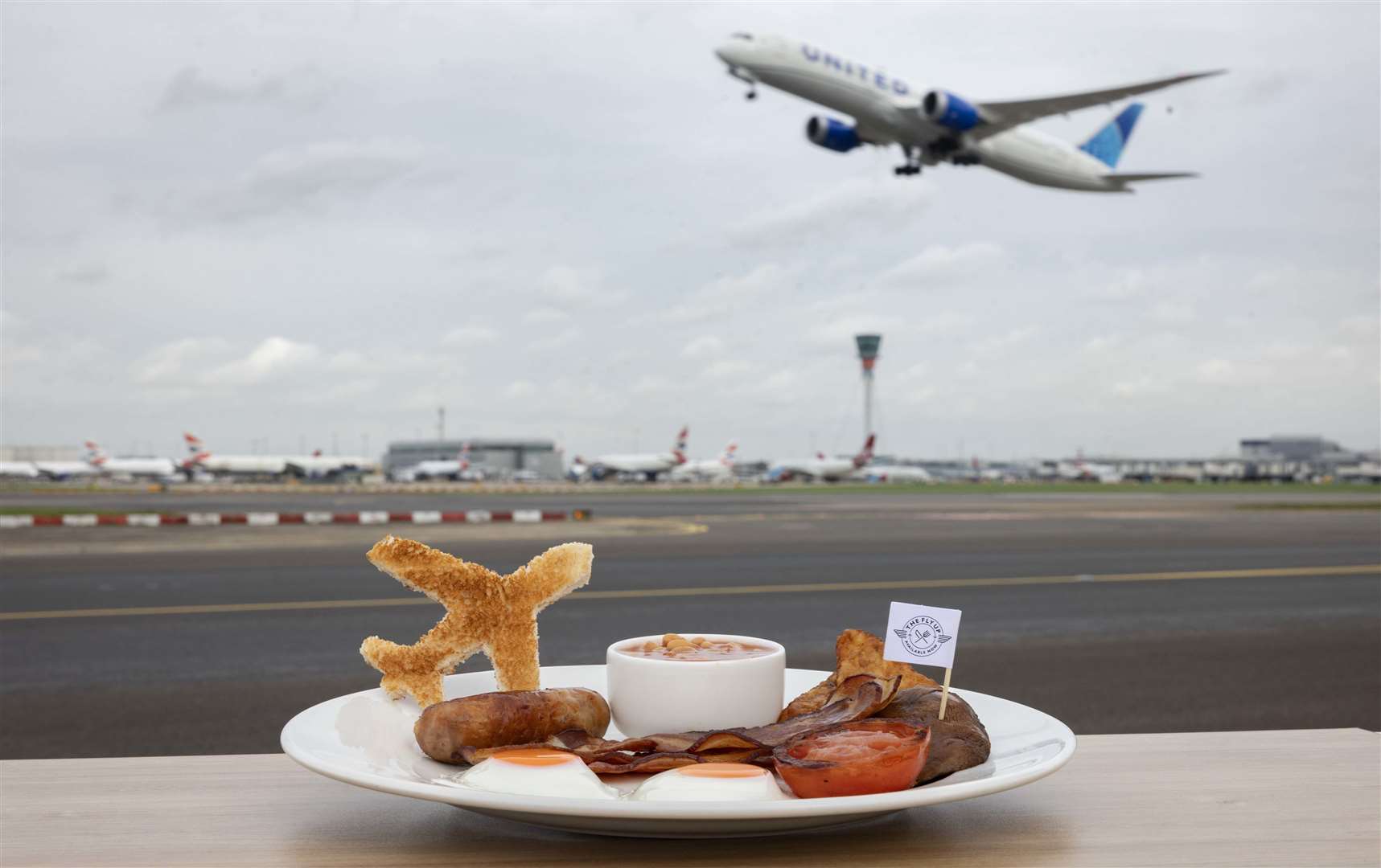 The Fly Up meal is aimed at raising awareness of sustainable aviation fuel (Matt Alexander/PA)