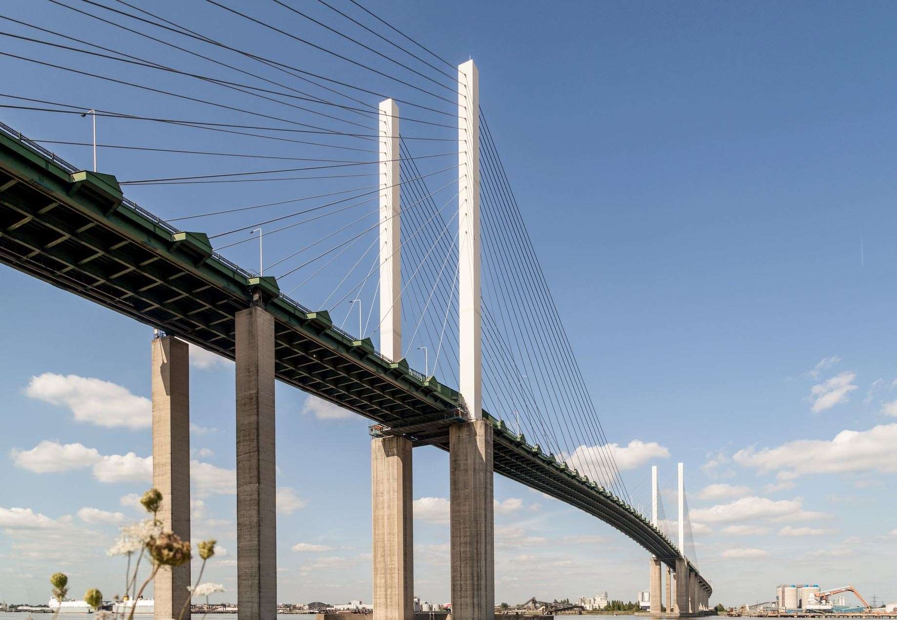 Traffic was queuing on the QE2 bridge due to a police incident. Picture: Stock image