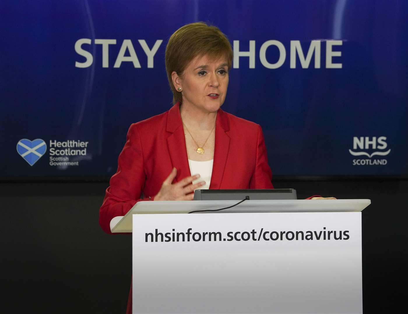 First Minister Nicola Sturgeon (Scottish Government/PA)