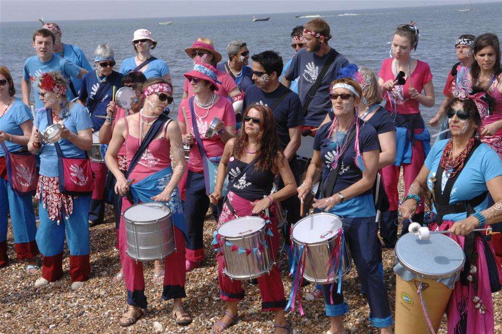 Whitstable Oyster Festival attracts masses of visitors, who enjoy the