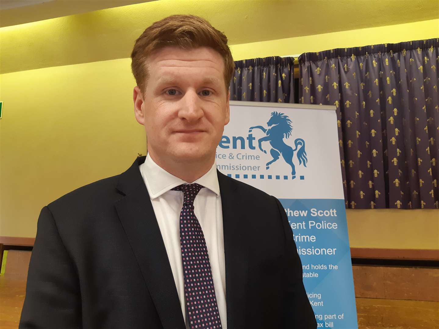 Kent's police and crime commissioner Matthew Scott