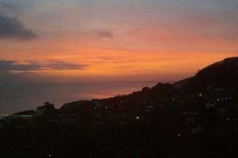 Coastal skies were a palette of colours at sunset in Kent