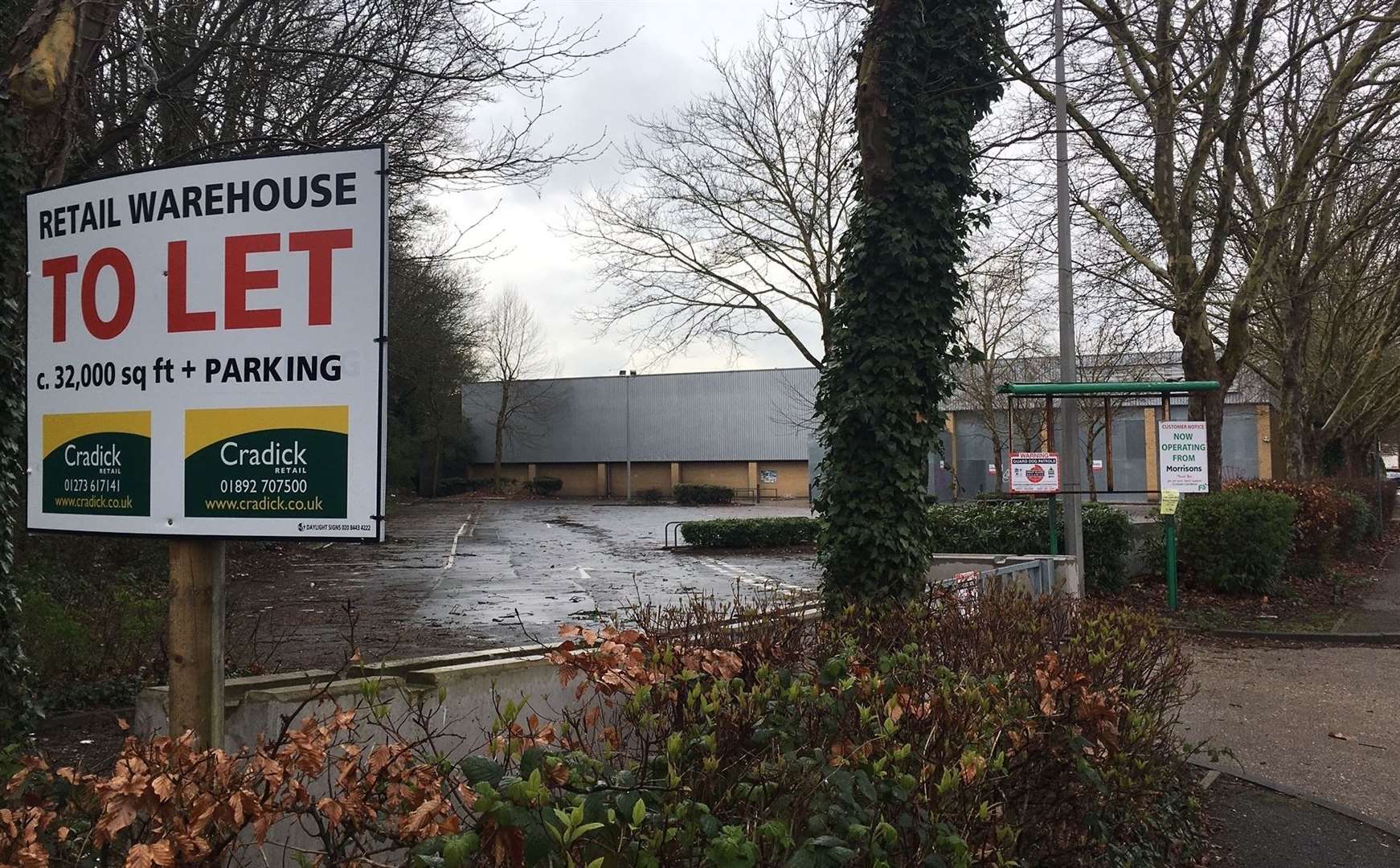 The store has stood empty for two years since Homebase vacated the site
