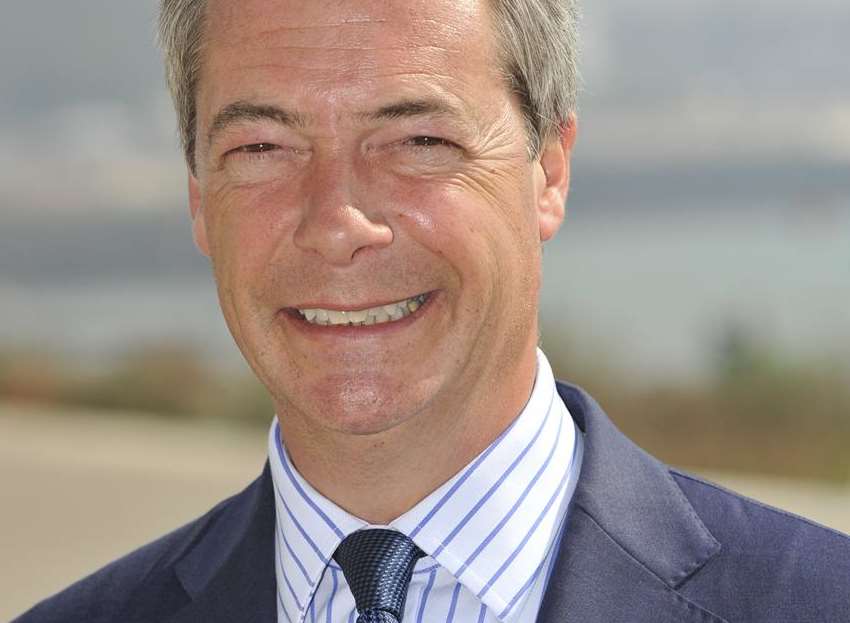 UKIP leader Nigel Farage has his eyes on a Kent seat