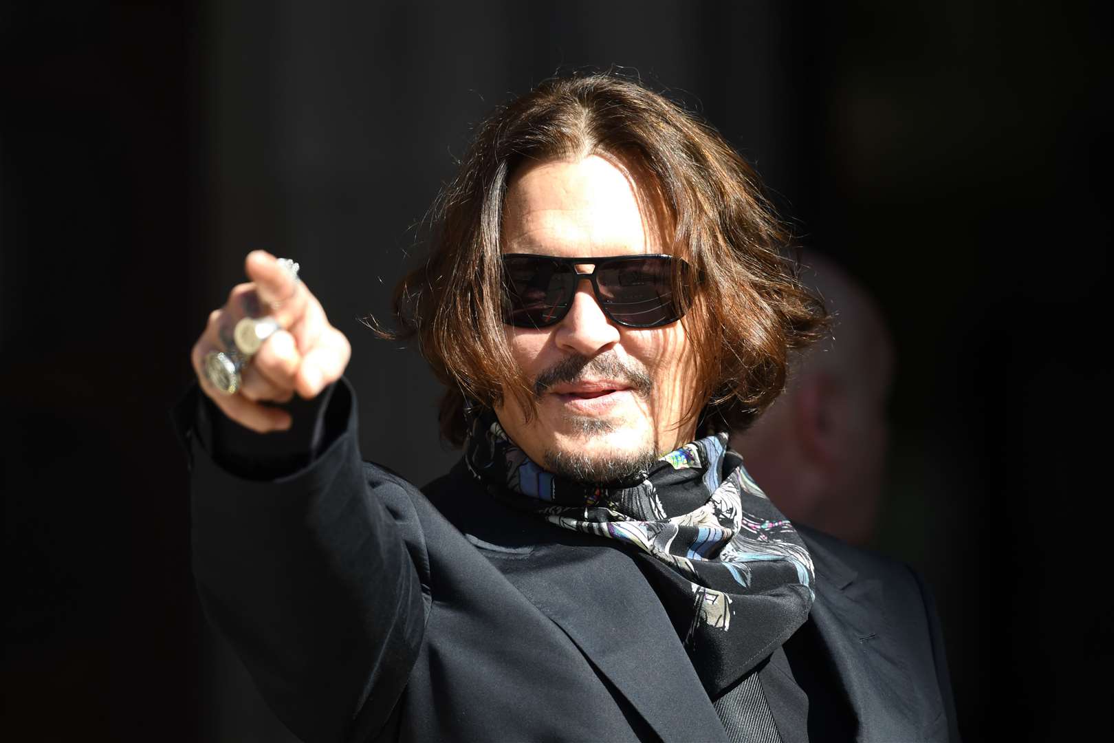 Johnny Depp at the High Court (Kirsty O’Connor/PA)