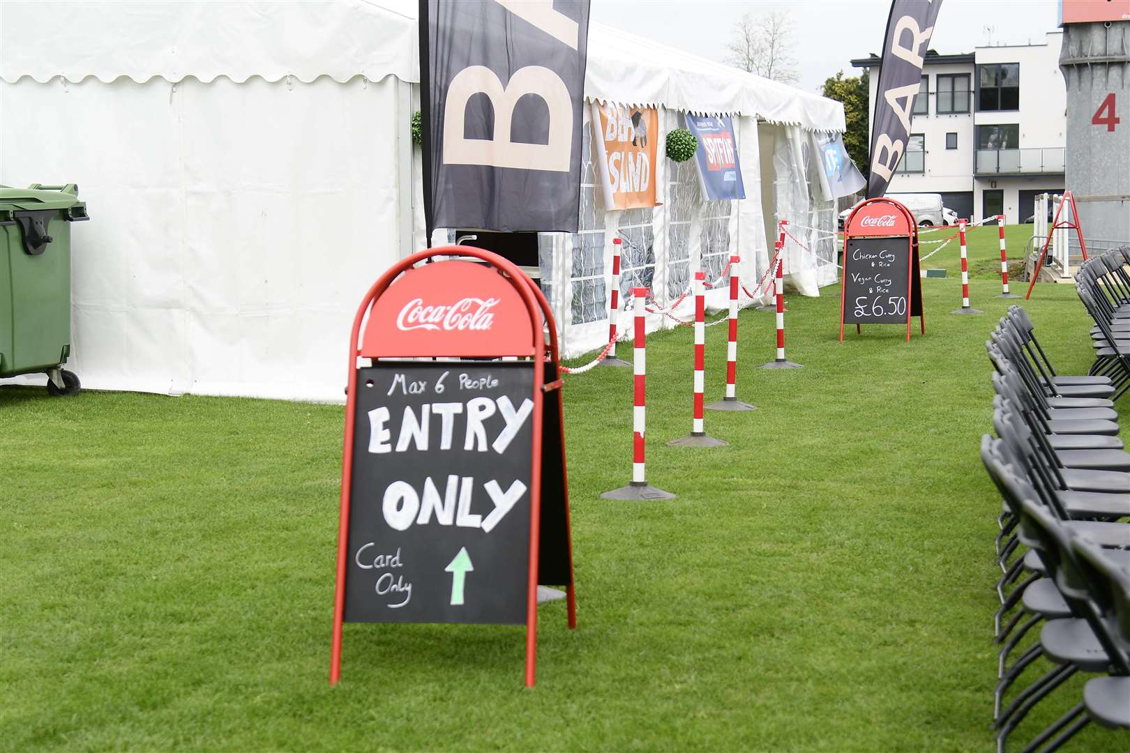 Fans using the bar facilities have to follow the protocols. Picture: Barry Goodwin (47379942)