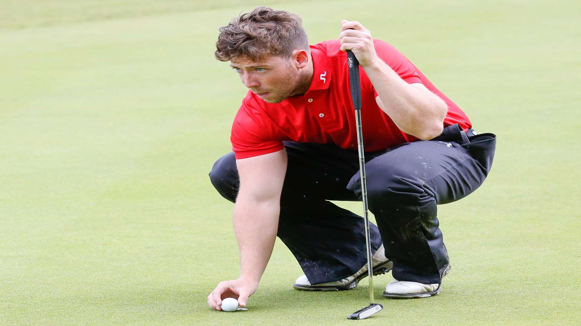 Ronan McGuirk from Princes on the second. Picture: Matthew Walker