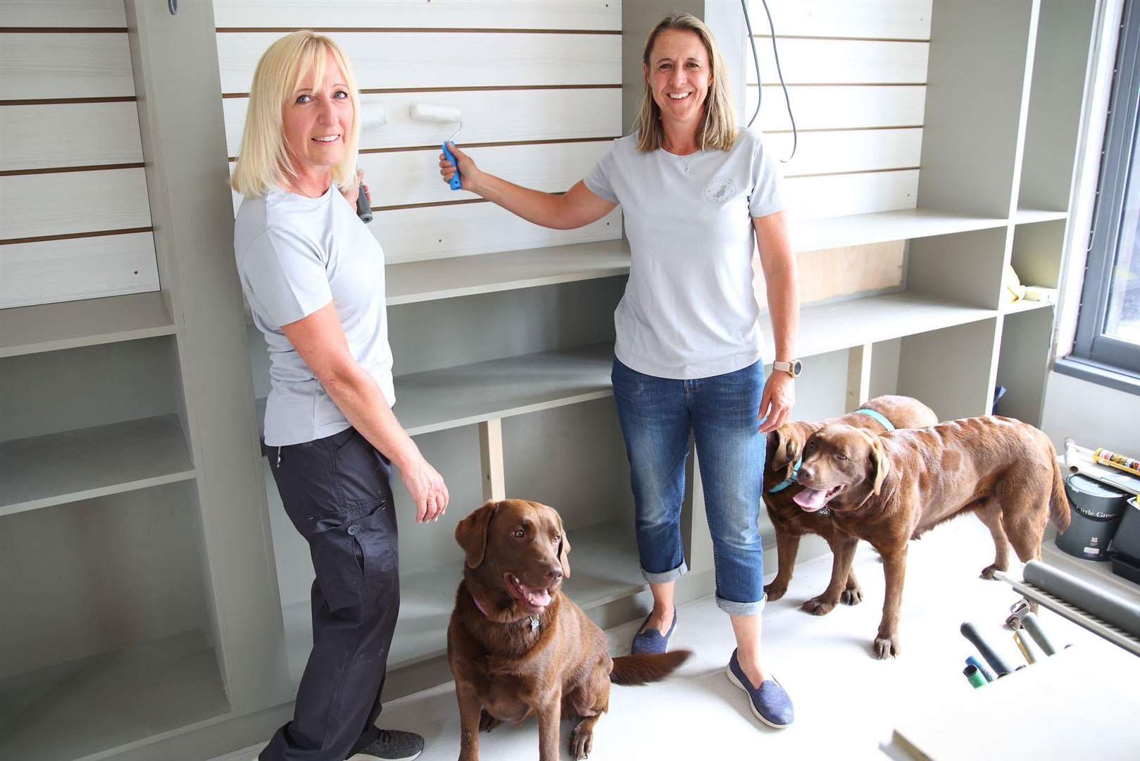From left: Owners Claire Stevens and Kerry Jewiss. Picture: Happy Tails