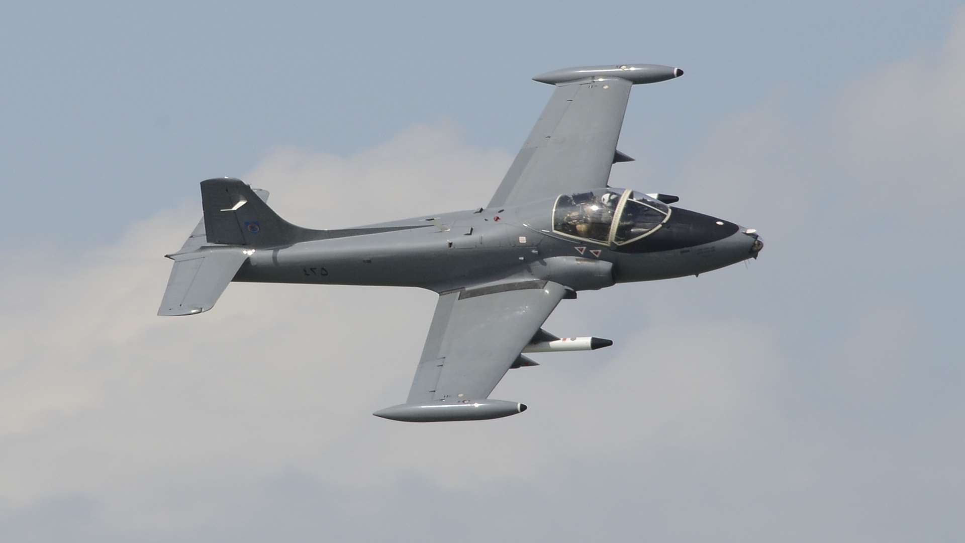 Strikemaster flies past. Picture: Paul Amos