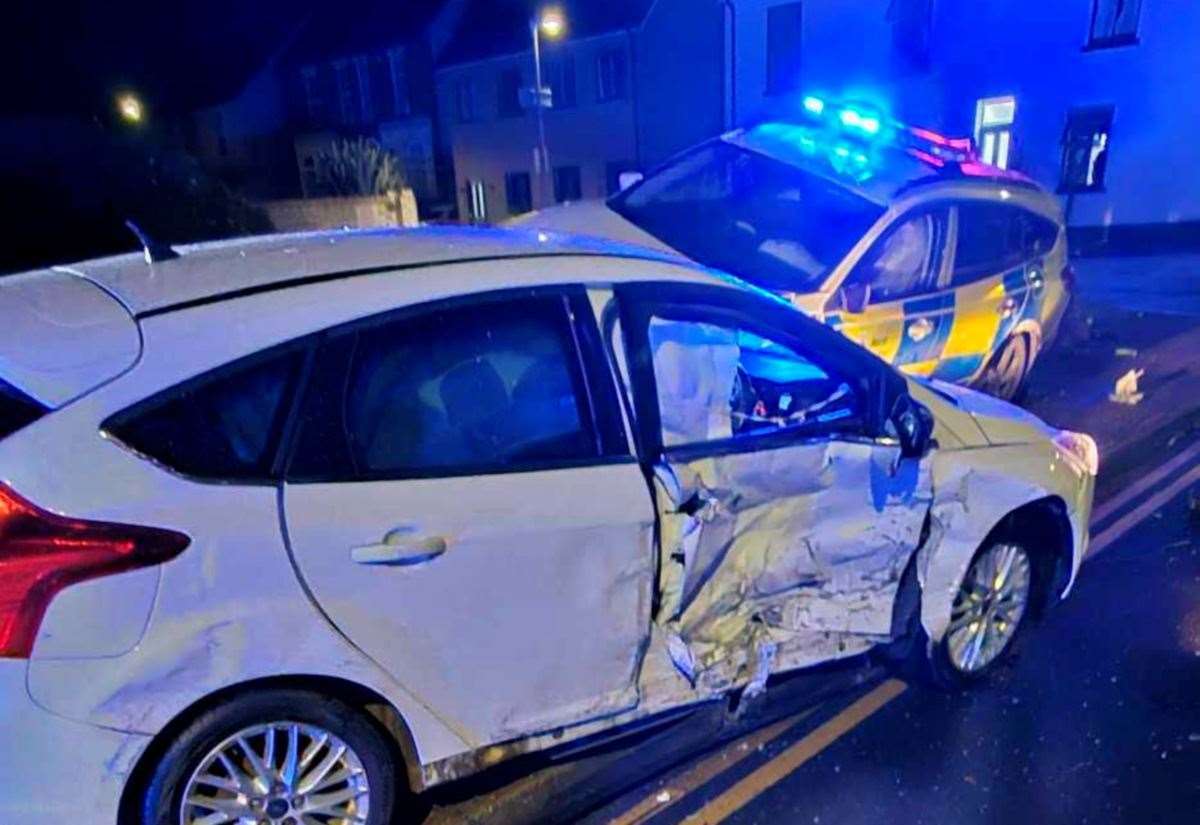 An arrest was made after the collision in Teynham. Picture: Rita Phipps