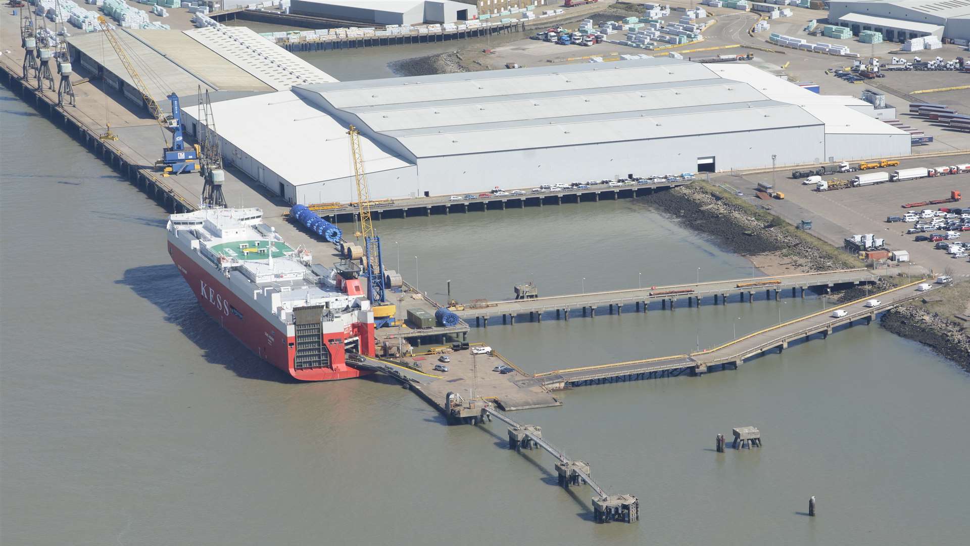 The Port of Sheerness. Picture: Simon Burchett