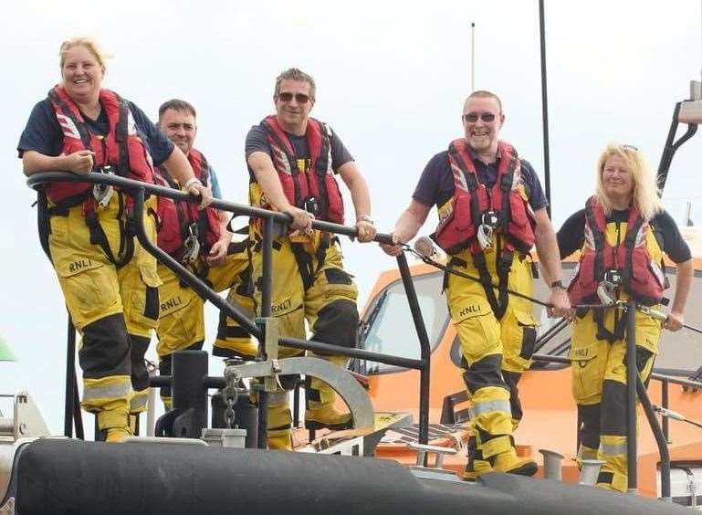 Rachel and the team are ready to respond to incidents at any time. Picture: RNLI