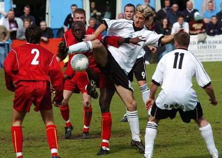 For all their efforts, Dover failed to break through the second-best defence in the division. Picture: PHIL HOUGHTON