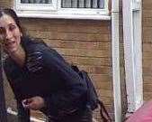 Daniela Niculai was caught on CCTV outside her target's house in Swanley. Picture: Kent Police