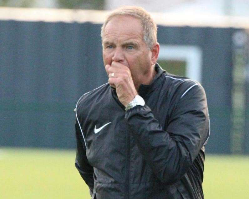 Herne Bay manager Steve Lovell. Picture: James Aylward