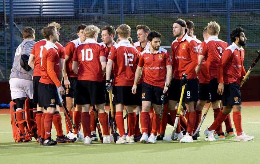 Holcombe Men ended the first phase of the Premier Division season sitting second in the table Picture: Martin Waight images