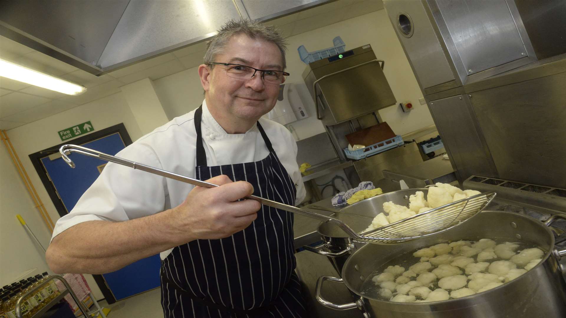 Barry Brewington is competing in the school chef of the year competition