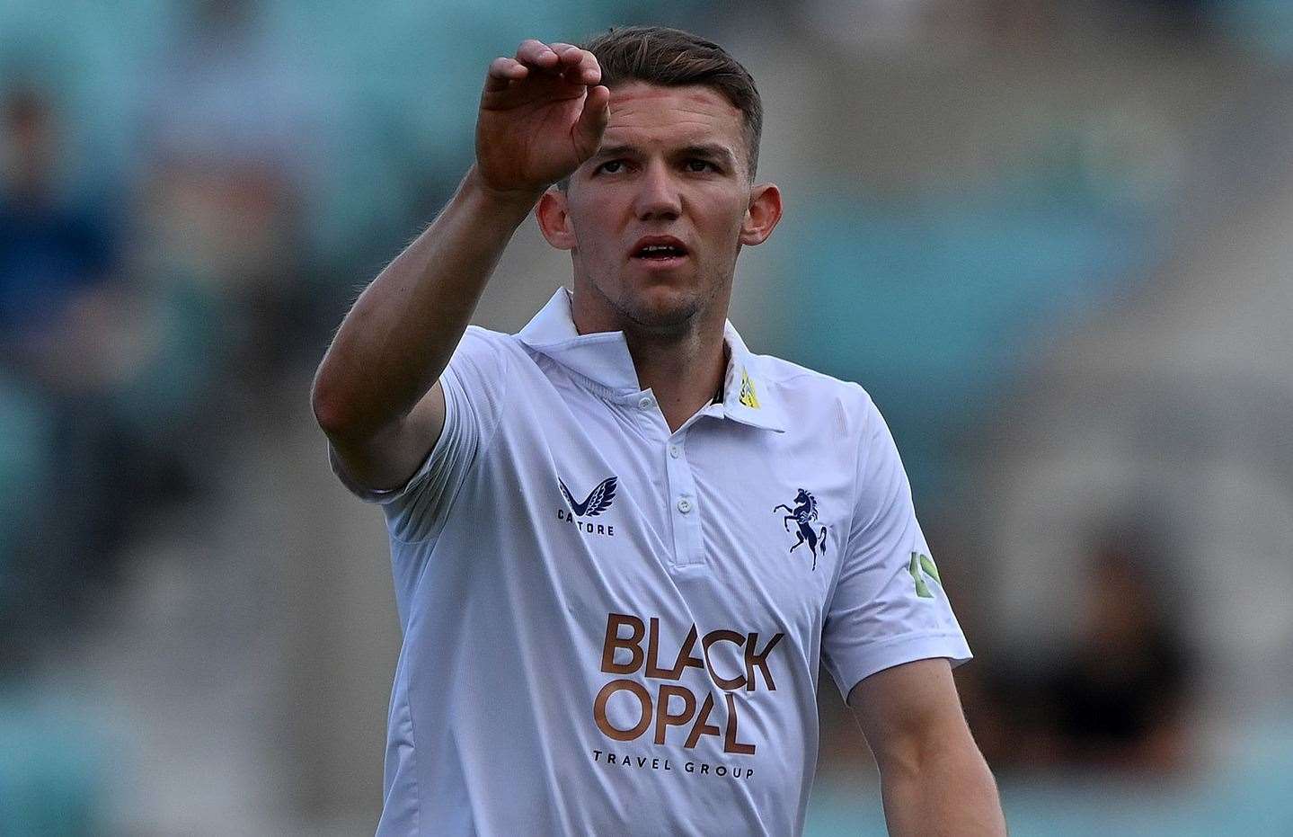 Matt Milnes - took three wickets for Kent on day one against Northamptonshire. Picture: Keith Gillard