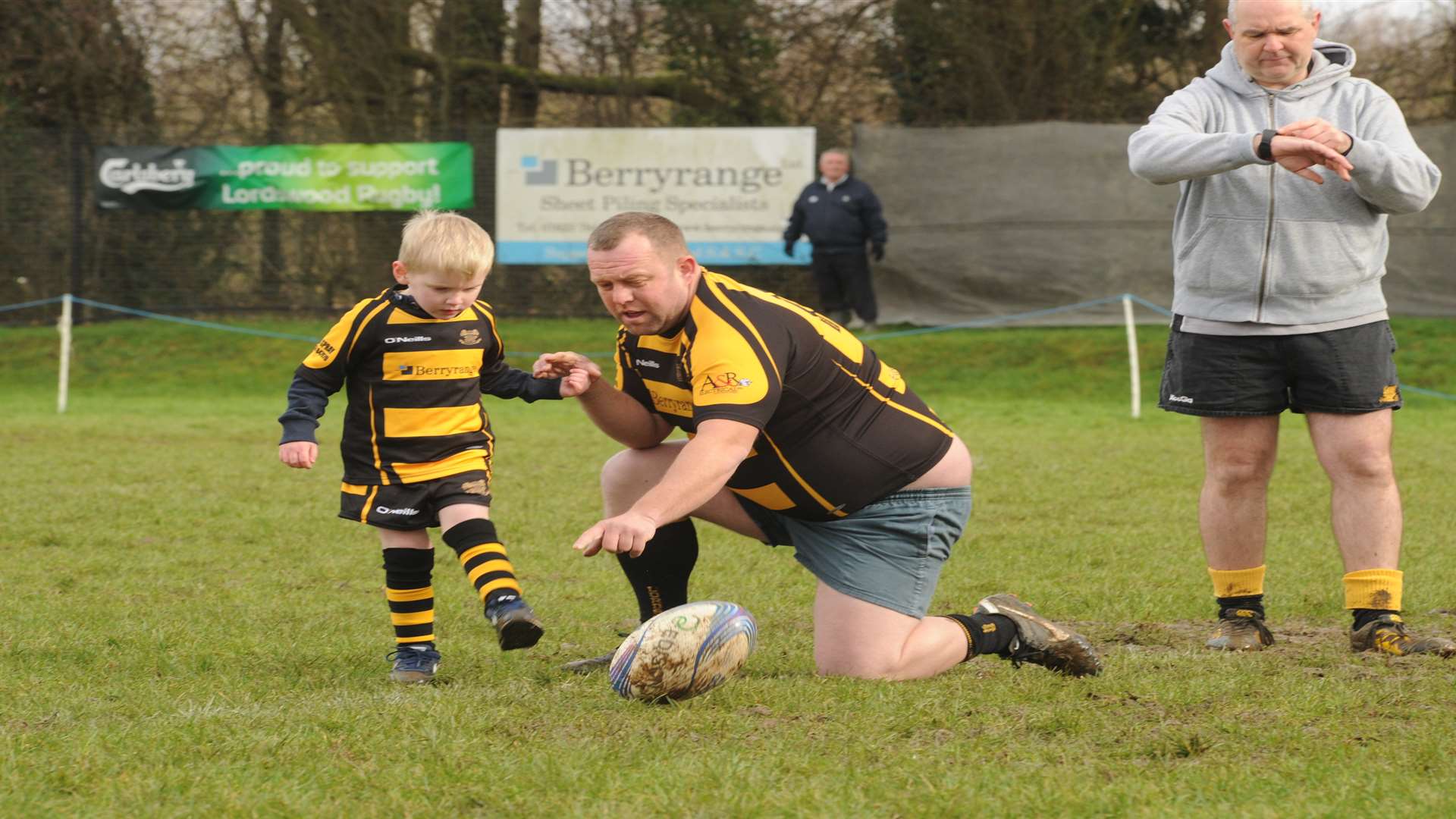 Jack Tandy starts the game with the help of his uncle Chris