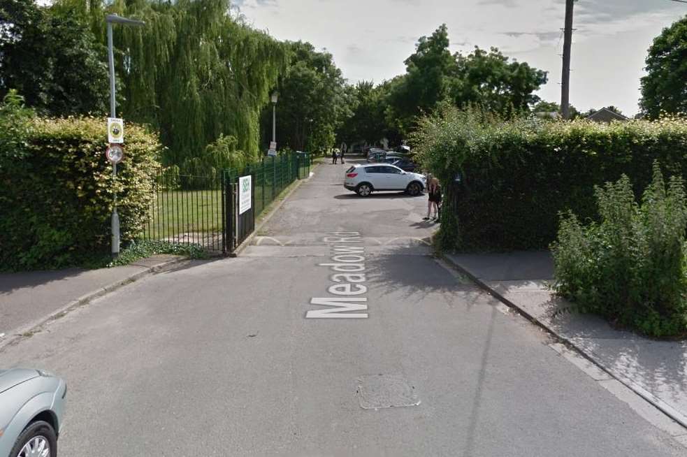 Entrance in Meadow Road, Gravesend, to Saint George's Church of England School