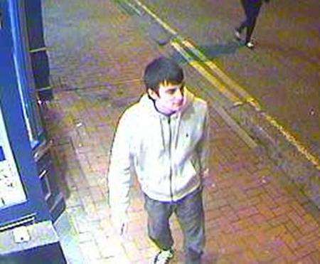 Police want to speak to this man after a teenager was punched in Maidstone town centre