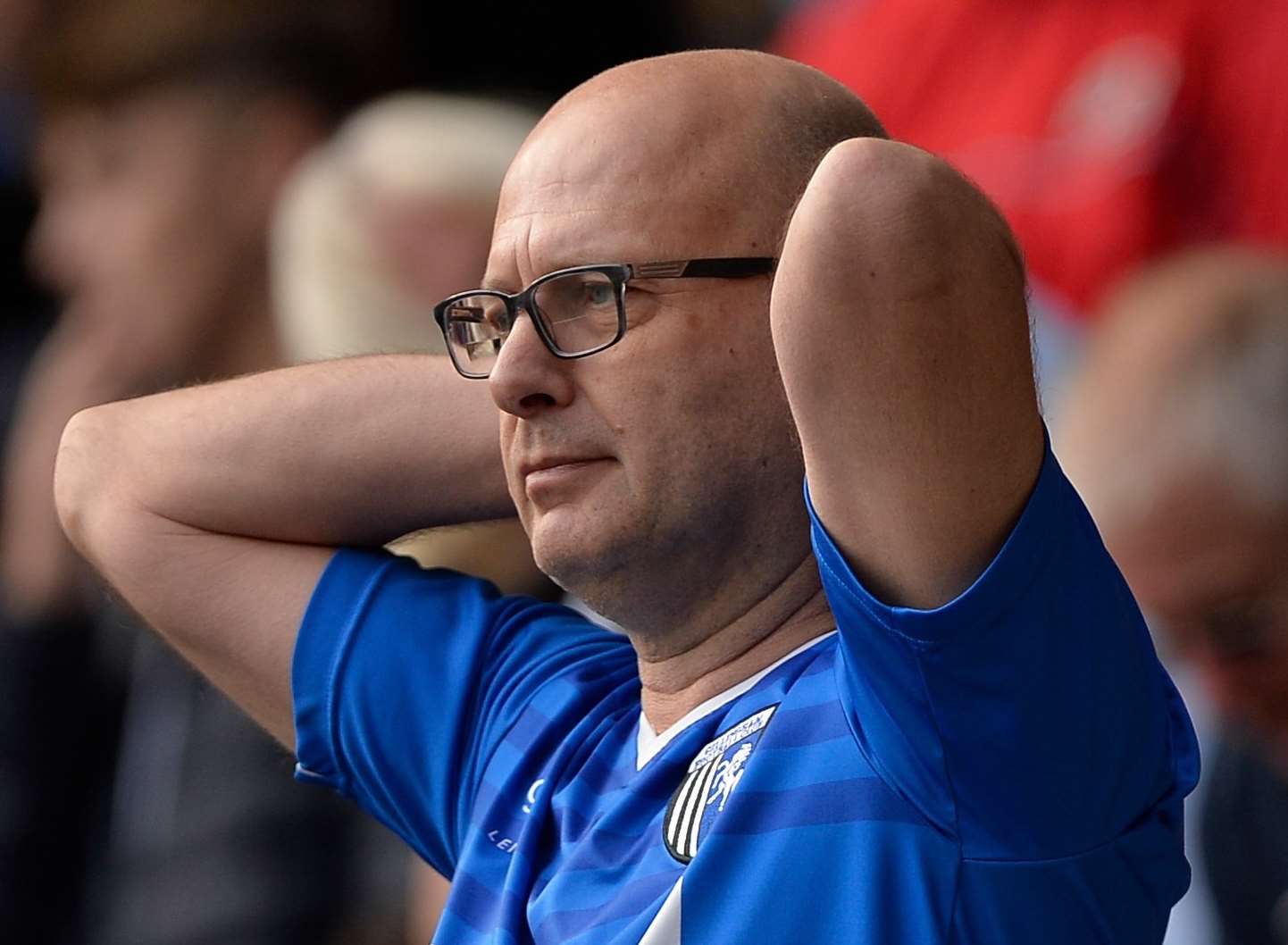 It was tough being a Gills fan at MK Dons on Saturday. Picture: Ady Kerry