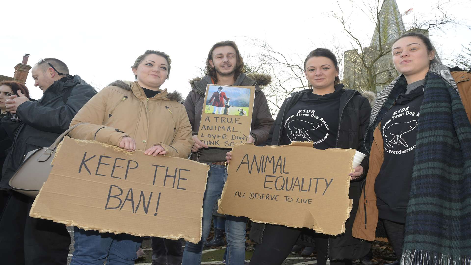 Animal rights campaigners