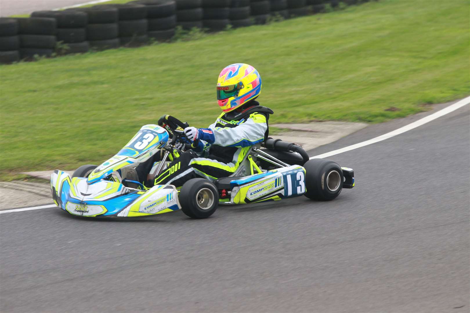 The track would have been based at Medway Distribution Centre. Pictured is the outdoor Bayfield Meadows Kart Circuit in Sittingbourne. Picture: John Westhrop