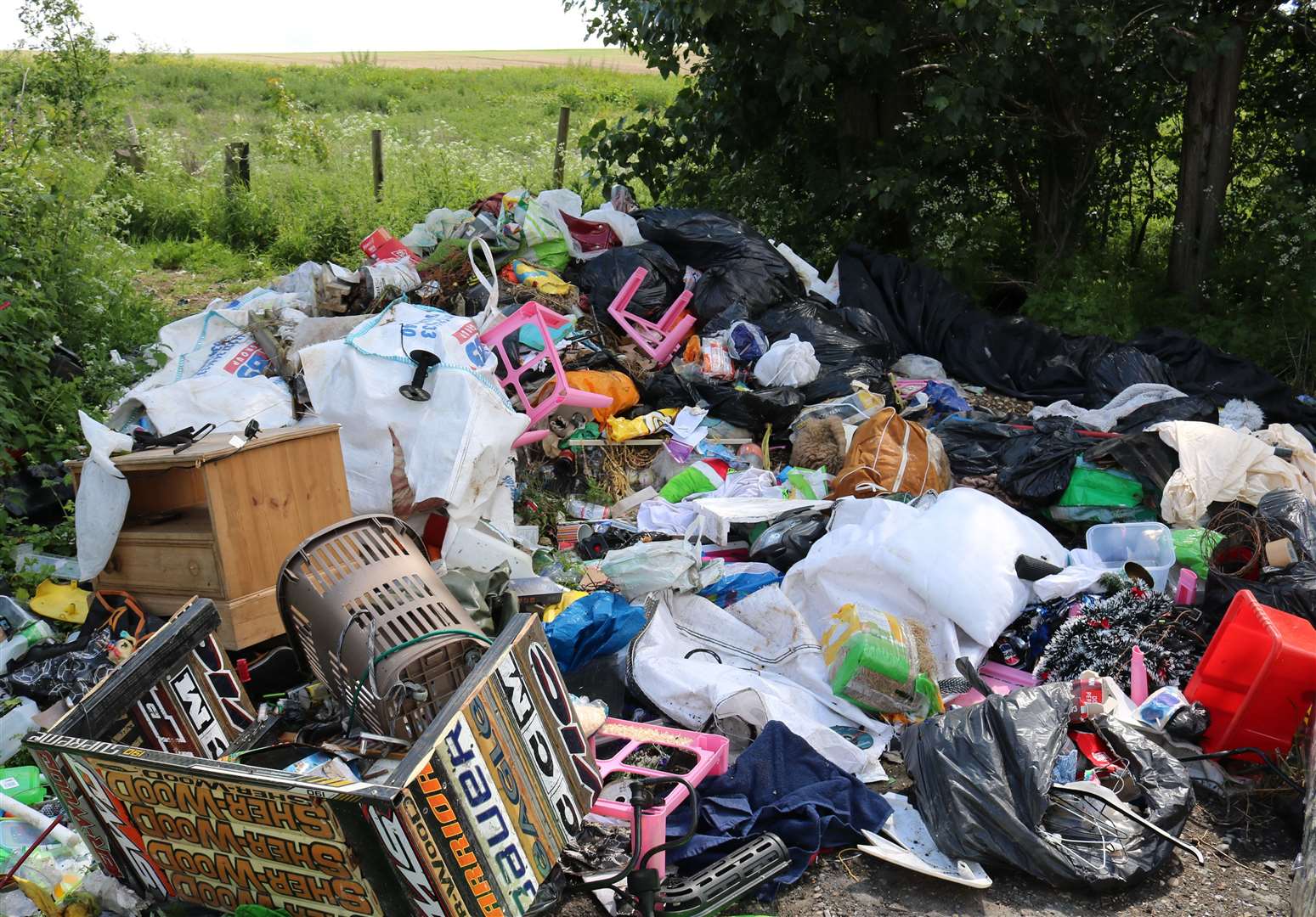 Swale council is clamping down on flytipping in Sittingbourne and Sheppey. Picture: Swale council